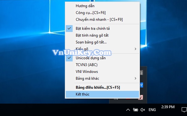Lỗi Unikey cảnh báo ‘A previous instance of Unikey is already running’ 2
